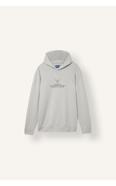DeFacto NBA Chıcago Bulls Boxy Fıt Kapüşonlu Skuba Dalgıç Kumaş Sweatshirt