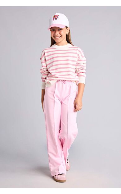 DeFacto Wıde Leg Açık Pembe Pantolon Kız Çocuk