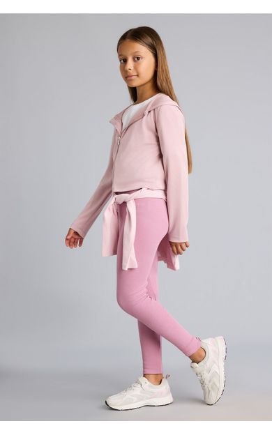 DeFacto Standart Boy Fitilli Kaşkorse Tayt Kız Çocuk Pembe