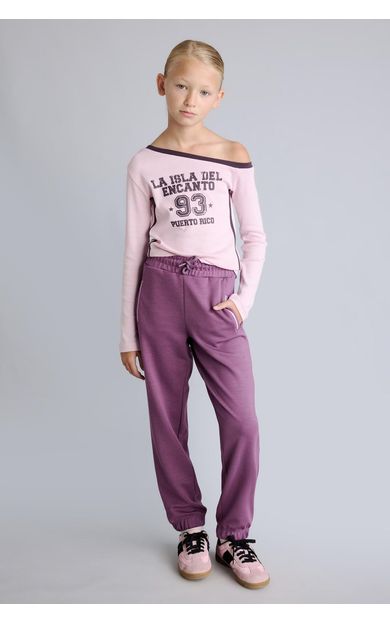 DeFacto Jogger Fıt Modal Pantolon Kız Çocuk Bordo