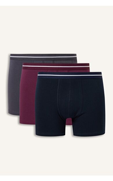 DeFacto Regular Fıt Beli Lastikli 3'lü Boxer