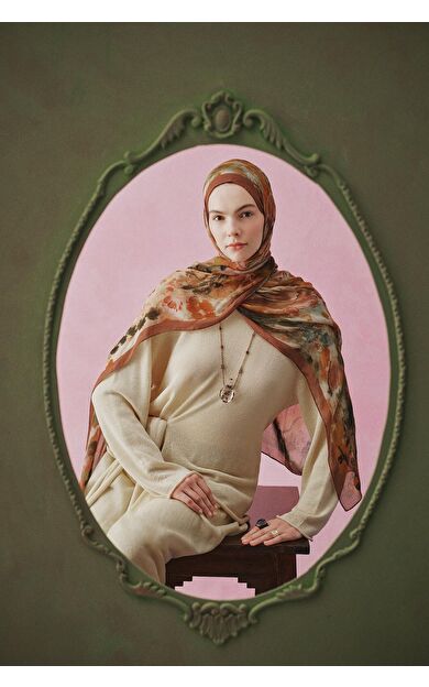 DeFacto Fresh Scarfs X Pastel Blossom Viskon Şal