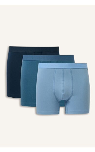 DeFacto Regular Fıt Beli Lastikli 3'lü Boxer