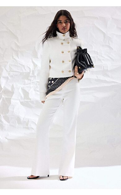 DeFacto Flare Fıt Yüksek Bel İspanyol Paça Pantolon