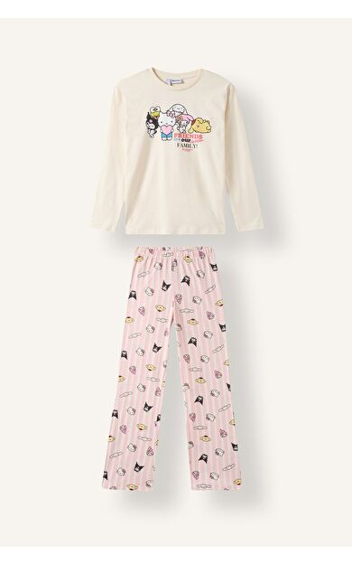 DeFacto Hello Kitty and Friends Regular Fıt 2'li Pijama Takımı Kız Çocuk