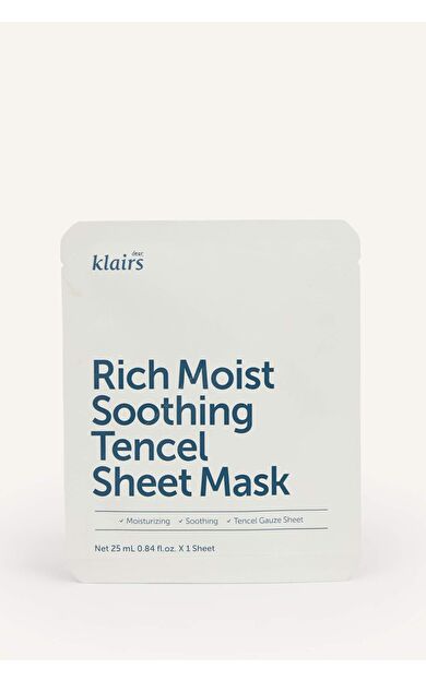 DeFacto Dear Klairs Klairs Rich Moist Soothing Sheet Mask Yoğun Nemlendirici Kağıt Maske