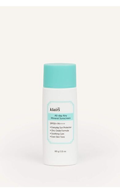 DeFacto Dear Klairs All-Day Airy Mineral Sunscreen Spf50 Pa Güneş Kremi 35Gr