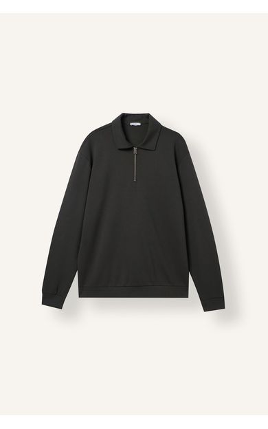 DeFacto Regular Fıt Polo Yaka Sweatshirt