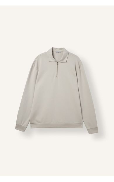 DeFacto Regular Fıt Polo Yaka Sweatshirt