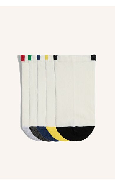 DeFacto 5'li Pamuklu Patik Çorap Erkek Çocuk
