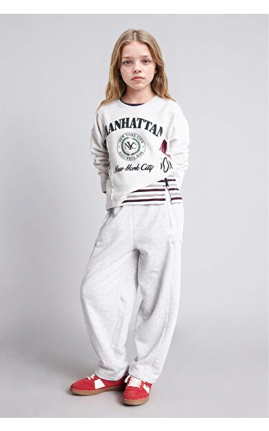 DeFacto Loose Fıt Pantolon Kız Çocuk