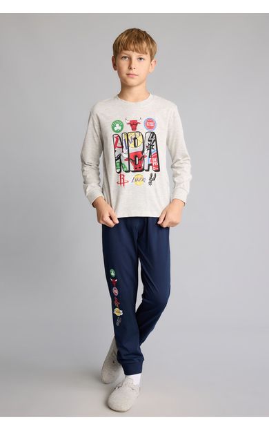 DeFacto NBA Regular Fıt 2'li Pijama Takımı Erkek Çocuk