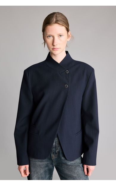 DeFacto Boxy Fıt Dik Yaka Blazer Ceket