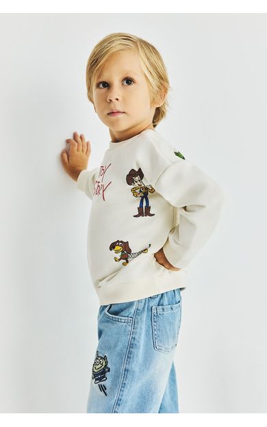 DeFacto Toy Story Oversıze Basic Sweatshirt Erkek Bebek