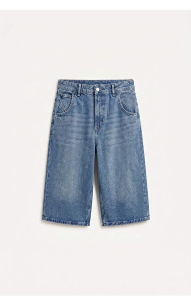 DeFacto Super Baggy Fıt Bermuda
