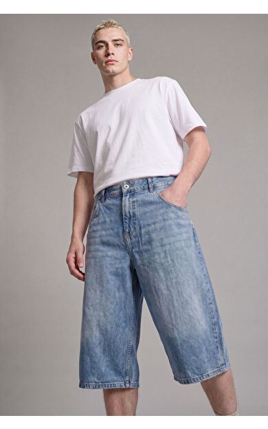 DeFacto Super Baggy Fıt Bermuda