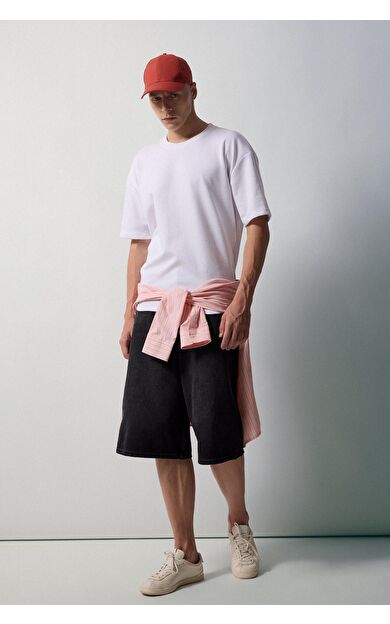 DeFacto Super Baggy Fıt Bermuda
