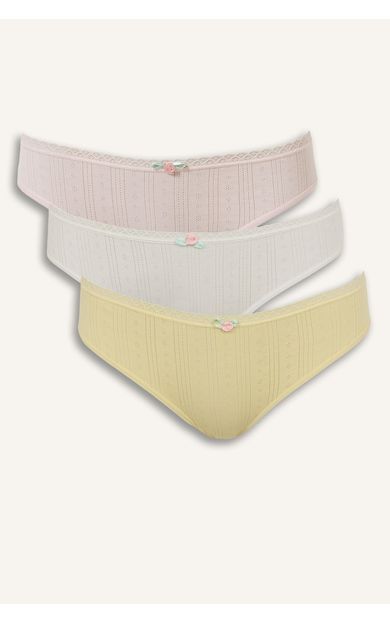 DeFacto 2'li Slip Külot Sarı