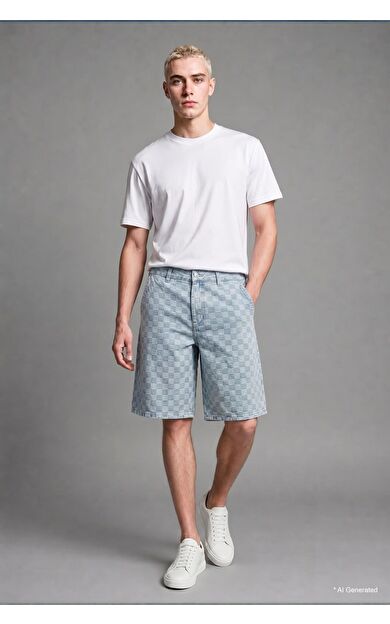 DeFacto Baggy Fıt Bermuda