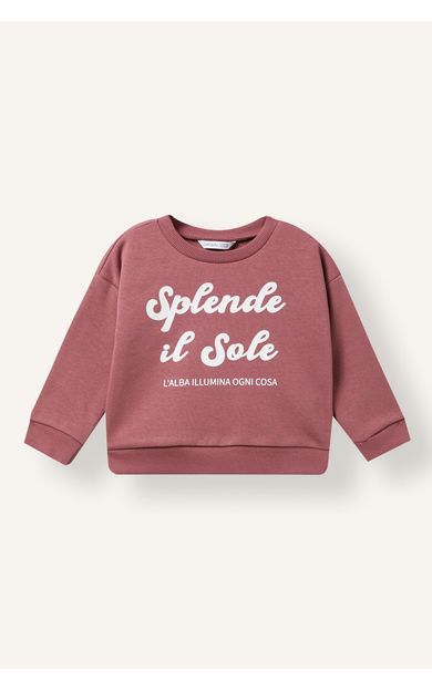 DeFacto Oversıze Slogan Baskılı Kalın Sweatshirt Kumaşı Sweatshirt Erkek Bebek