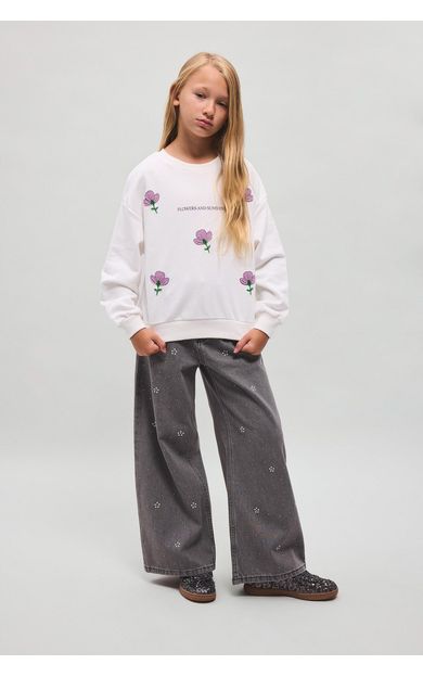 DeFacto 90's Wıde Leg Pantolon Kız Çocuk