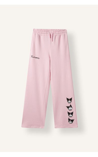 DeFacto Kuromi Baskılı Wide Leg Eşofman Altı Kız Çocuk