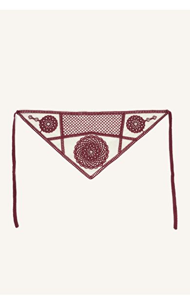 DeFacto Kadın Pamuklu Nakışlı Üçgen Bandana