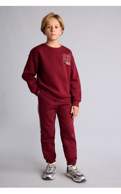 DeFacto Jogger Fit Baskılı Beli Bağcıklı Kalın Eşofman Altı Erkek Çocuk