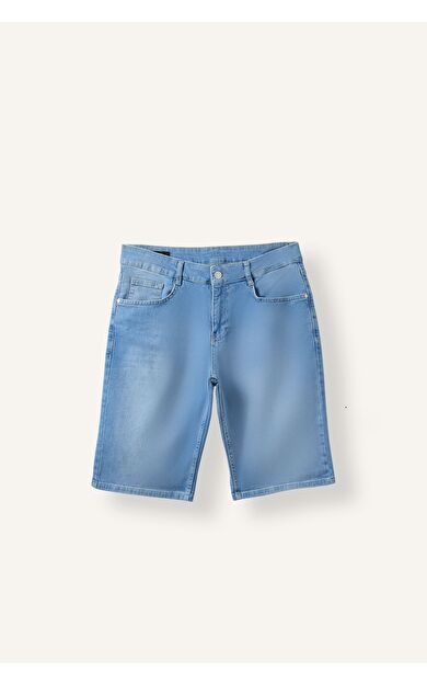DeFacto Regular Fit Jean Bermuda Şort