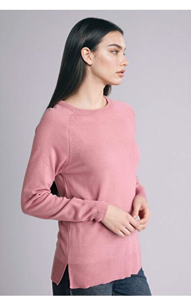 DeFacto Relax Fit Bisiklet Yaka Basic Düz Triko Kazak I6913AZ25WNPN141