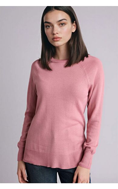 DeFacto Relax Fit Bisiklet Yaka Basic Düz Triko Kazak I6913AZ25WNPN141