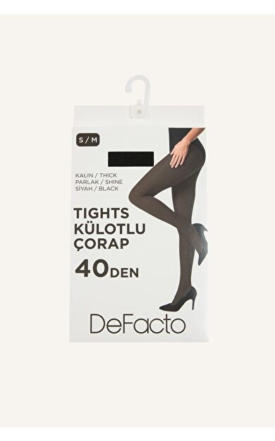 DeFacto 40 Denye Parlak Kadın Külotlu Çorap