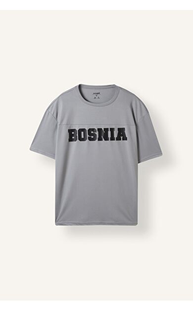 DeFacto Boxy Fit Bisiklet Yaka Kısa Kollu Baskılı Tişört