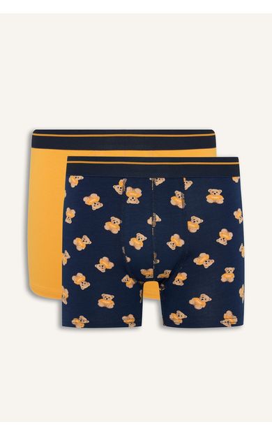 DeFacto Regular Fıt Ayıcıklı Beli Lastikli 2'li Boxer