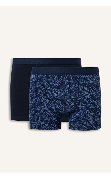 DeFacto Regular Fıt Şal Desenli 2'li Boxer
