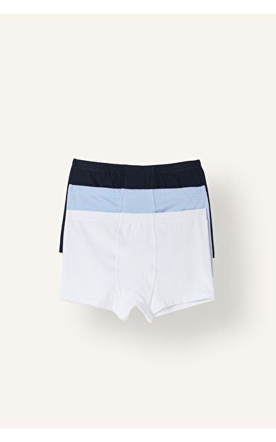 DeFacto 3'lü Pamuklu Boxer Set Erkek Çocuk