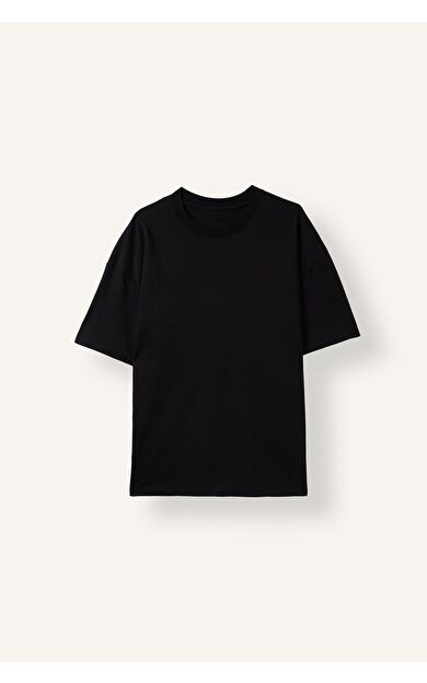 DeFacto Bisiklet Yaka Loose Fit Kısa Kollu Tişört