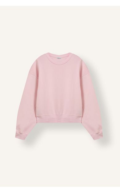 DeFacto Loose Fit Bisiklet Yaka Düşük Omuz Kalın Basic Sweatshirt