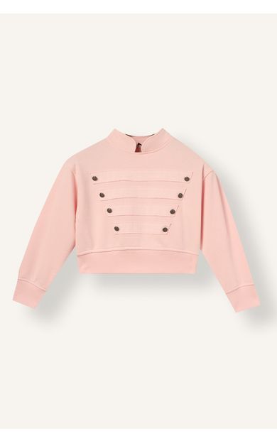 DeFacto Boxy Fıt Dik Yaka Sweatshirt Kız Çocuk