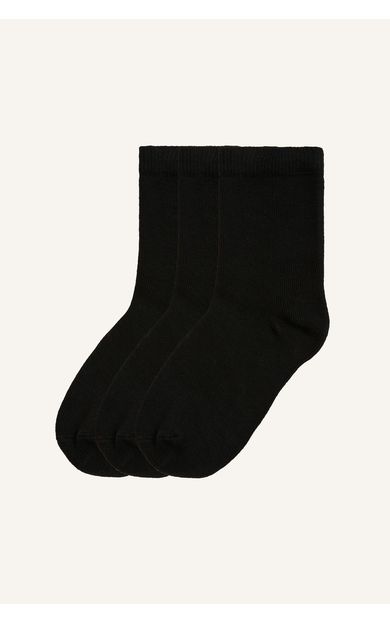 DeFacto Unisex Dikişsiz 3'lü Uzun Çorap