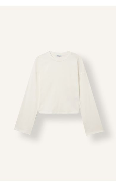 DeFacto Slim Fit Bisiklet Yaka Uzun Kollu Basic Tişört