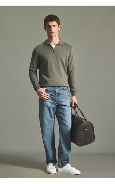 DeFacto Baggy Fıt Normal Bel Geniş Paça Jean Pantolon