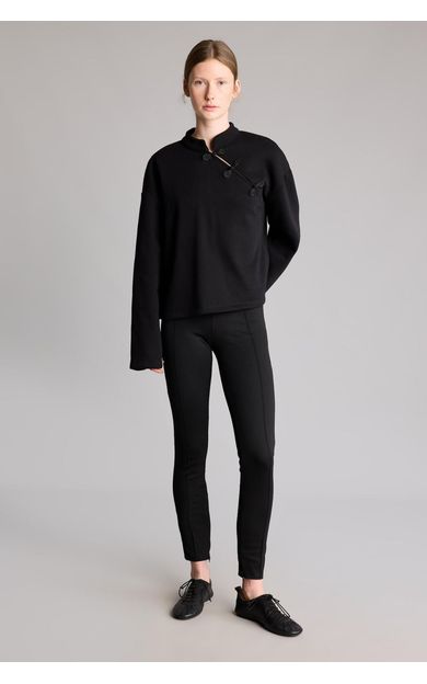DeFacto Slim Fit Beli Lastikli Ön Dikiş Detaylı Tayt