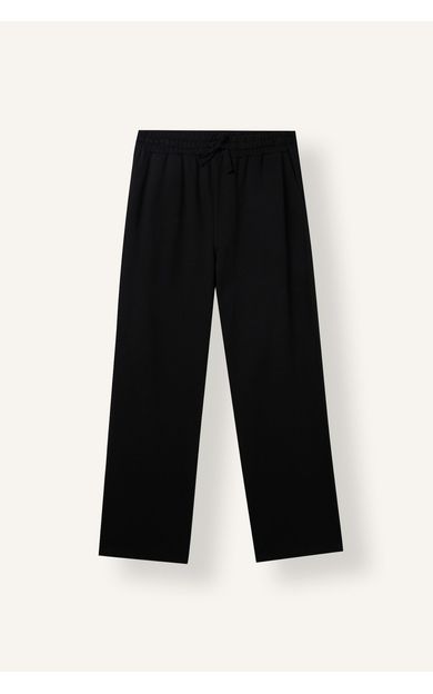 DeFacto %100 Pamuk Beli Bağcıklı Relaxed Fit Düz Paça Pijama Altı