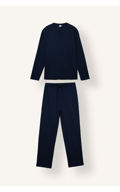 DeFacto New Regular Fit Henley Yaka Uzun Kollu 2'li Takım
