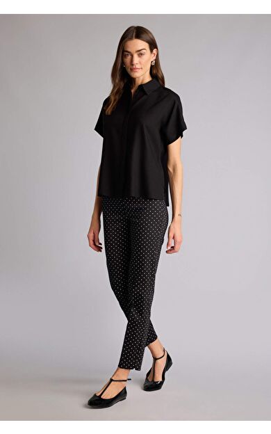 DeFacto Sigaret Normal Bel Düz Paça Saten Pantolon