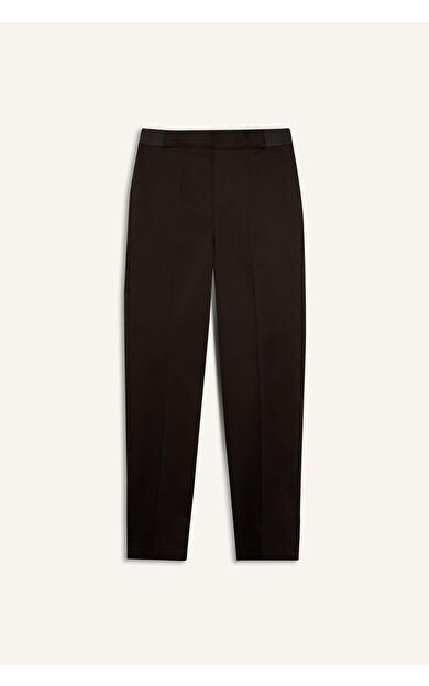 Sigaret Normal Bel Düz Paça Saten Pantolon