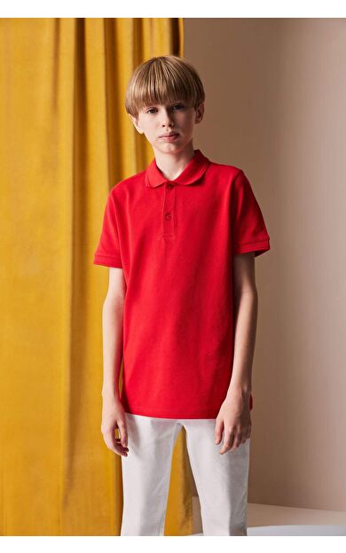 DeFacto Erkek Çocuk Pike Kısa Kollu Polo Tişört K1689A625SMRD282