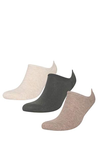 DeFacto Erkek 3'lü Pamuklu Sneaker Çorap K4595AZNSBN117