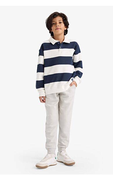 DeFacto Erkek Çocuk Beli Lastikli Jogger Eşofman Altı K8852A625AUGR94